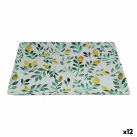 Plateau apéritif La Mediterránea Citron 30 x 20 x 2,5 cm (12 Unités)