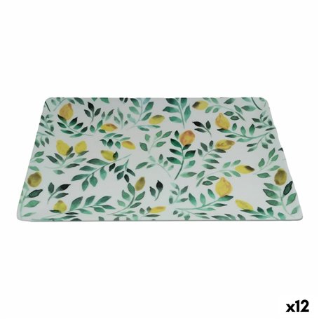 Plateau apéritif La Mediterránea Citron 30 x 20 x 2,5 cm (12 Unités)