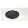 Assiette creuse La Mediterránea Noir 21 x 5,3 cm (24 Unités)