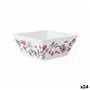 Bol pour Apéritifs La Mediterránea Fleurs 18 x 18 x 8 cm (24 Unités)