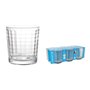 Set de Verres La Mediterránea Mistral cubic 6 Pièces (12 Unités)