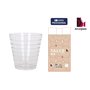 Set de Verres La Mediterránea Talco aros 6 Pièces (8 Unités)