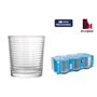 Set de Verres La Mediterránea Mistral rings 6 Pièces (12 Unités)