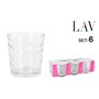 Set de Verres LAV Madrid 6 Pièces (8 Unités)