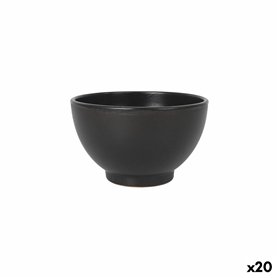 Bol Azofra Noir 15 x 15 x 9 cm (20 Unités)