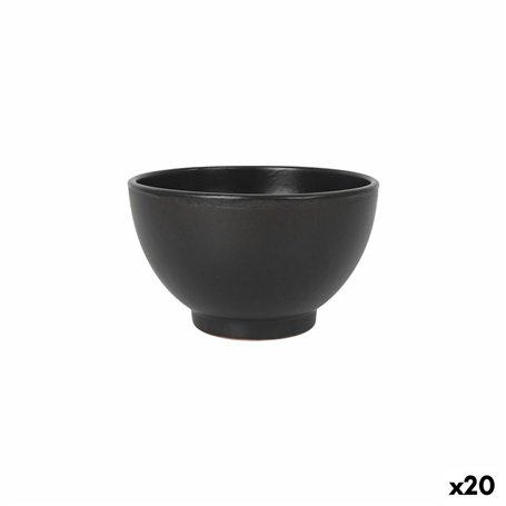 Bol Azofra Noir 15 x 15 x 9 cm (20 Unités)