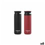 Bouteille d'eau ThermoSport Acier inoxydable 500 ml (6 Unités)