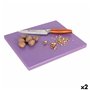 Planche à découper Violet 60 x 40 x 4 cm (2 Unités)