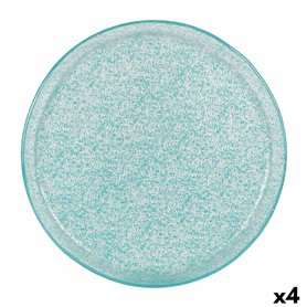 Assiette plate Samaritaine Turquoise Ø 27 cm (6 Unités)