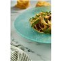 Assiette creuse Samaritaine Turquoise Ø 24 cm (6 Unités)