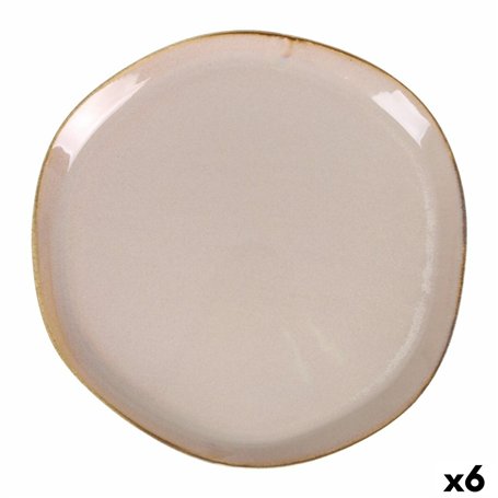 Assiette plate Duomo Beige Ø 28 cm (6 Unités)