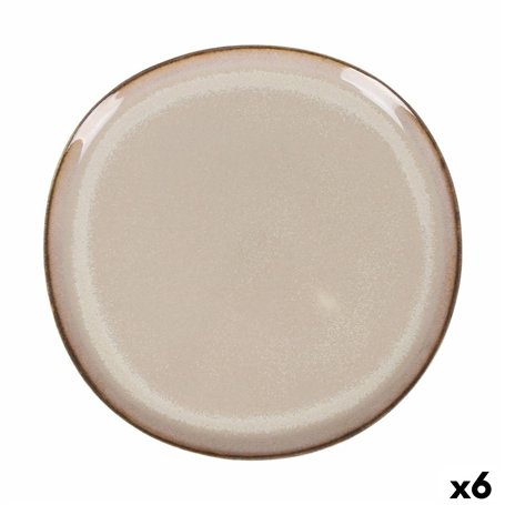 Assiette à dessert Duomo Beige Ø 21 cm (6 Unités)
