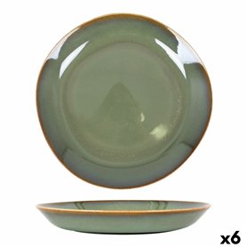 Assiette creuse Duomo Vert Ø 23 cm (6 Unités)