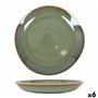 Assiette creuse Duomo Vert Ø 23 cm (6 Unités)