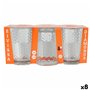 Set de Verres La Mediterránea Diamonds 6 Pièces (8 Unités)