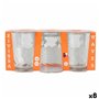 Set de Verres La Mediterránea Waves 6 Pièces (8 Unités)