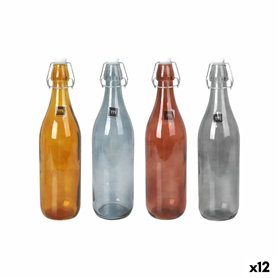 Bouteille en Verre La Mediterránea Dark goethe 1 L (12 Unités)