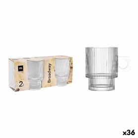 Lot de tasses La Mediterránea Broadway 2 Pièces (36 Unités)