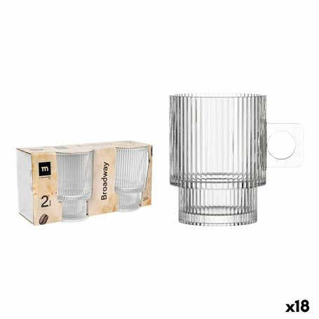 Lot de tasses La Mediterránea Broadway 2 Pièces (18 Unités)