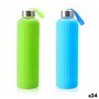 Bouteille d'eau Bewinner verre Silicone 600 ml (24 Unités)