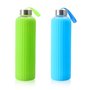 Bouteille d'eau Bewinner verre Silicone 600 ml (24 Unités)