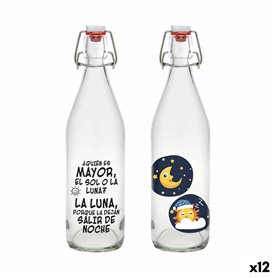Bouteille en Verre La Mediterránea verre 1 L (12 Unités)