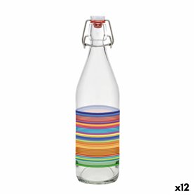 Bouteille en Verre La Mediterránea verre 1 L (12 Unités)