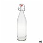 Bouteille en Verre La Mediterránea verre 1 L (12 Unités)