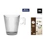 Lot de tasses La Mediterránea Lima lineal 2 Pièces (36 Unités)