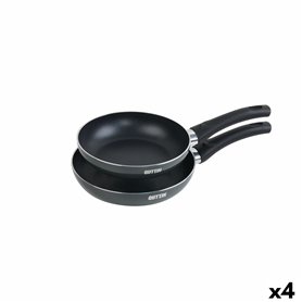 Ensemble de poêle Quttin Aluminium 24 cm 2 Pièces (4 Unités)