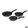 Ensemble de poêle Quttin Aluminium 24 cm 3 Pièces (4 Unités)