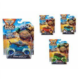 Monster Truck Monster Jam Mud Blasters 1:64 Bleu