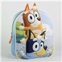 Cartable 3D Bluey Bleu