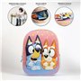 Cartable 3D Bluey Rose 25,0 x 31,0 x 10,0 cm