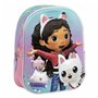 Cartable 3D Gabby's Dollhouse Rose 25,0 x 31,0 x 10,0 cm