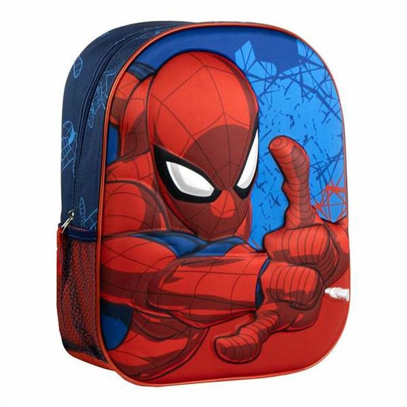 Cartable 3D Spider-Man Bleu 25,0 x 31,0 x 10,0 cm