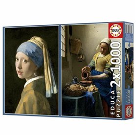 Puzzle Educa Vermeer (2 Unités)
