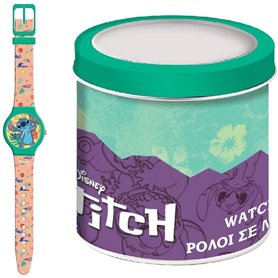 Montre Enfant Lilo & Stitch LILO & STITCH - TIN BOX Ø 33 mm