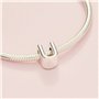 Perle de verre Femme Pandora LETTER T SILVER Argenté