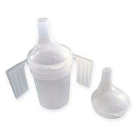 Tasse Thermos avec Couvercle PDS CARE Translucide 200 ml