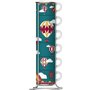 Ensemble de 6 tasses à café Bialetti Winter Wonderland Turquoise Porcelaine 80 ml 6 Pièces (6 Unités)