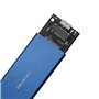 Boîtier Externe Qoltec 51832 Bleu