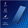 Boîtier Externe Qoltec 51832 Bleu