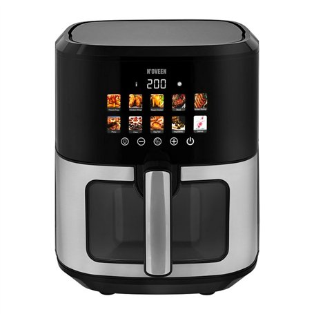 Friteuse à Air N'oveen AF770 Noir Argenté 1700 W 6,5 L