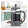 Théière Feel Maestro MR-1665-1000 Gris Acier inoxydable Verre Borosilicaté 1 L