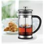 Théière Feel Maestro MR-1860-1000 Noir Acier Acier inoxydable Verre Borosilicaté 1 L