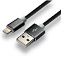 Câble USB vers Lightning EverActive CBS-1IB Noir 1 m