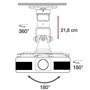 Pupitre Techly ICA-PM 100WH