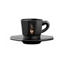 Ensemble de tasses à café Bialetti 700000671 Noir Porcelaine 75 ml