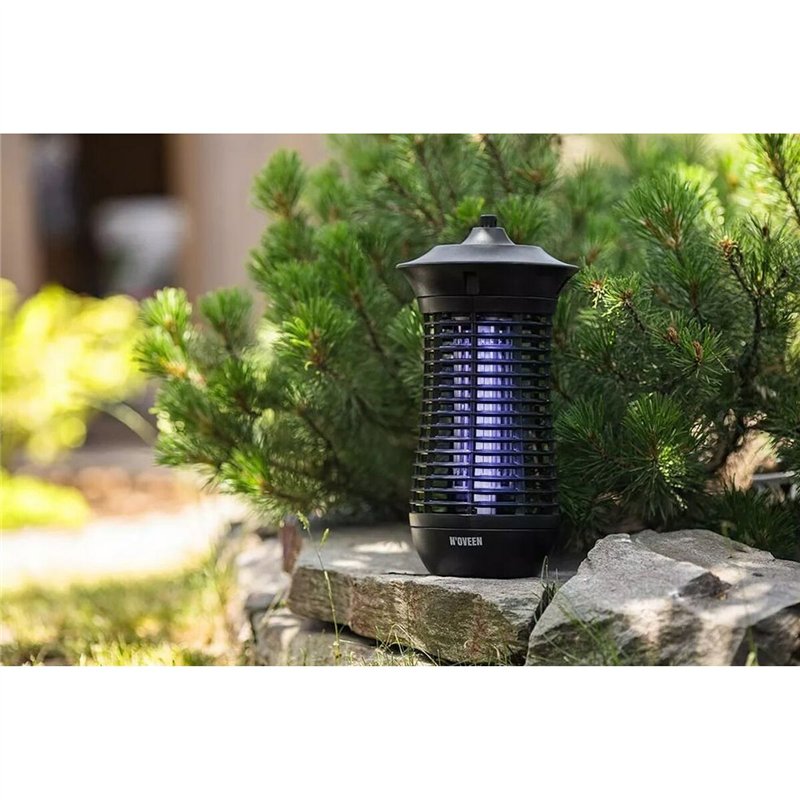 Lampe Anti-Moustiques N'oveen IKN18 Noir Métal